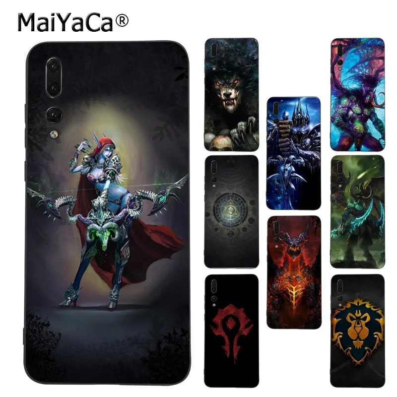 Чехол для телефона MaiYaCa Wows World of Warcraft аксессуары Huawei P9 10 plus 20 pro mate9 lite honor View