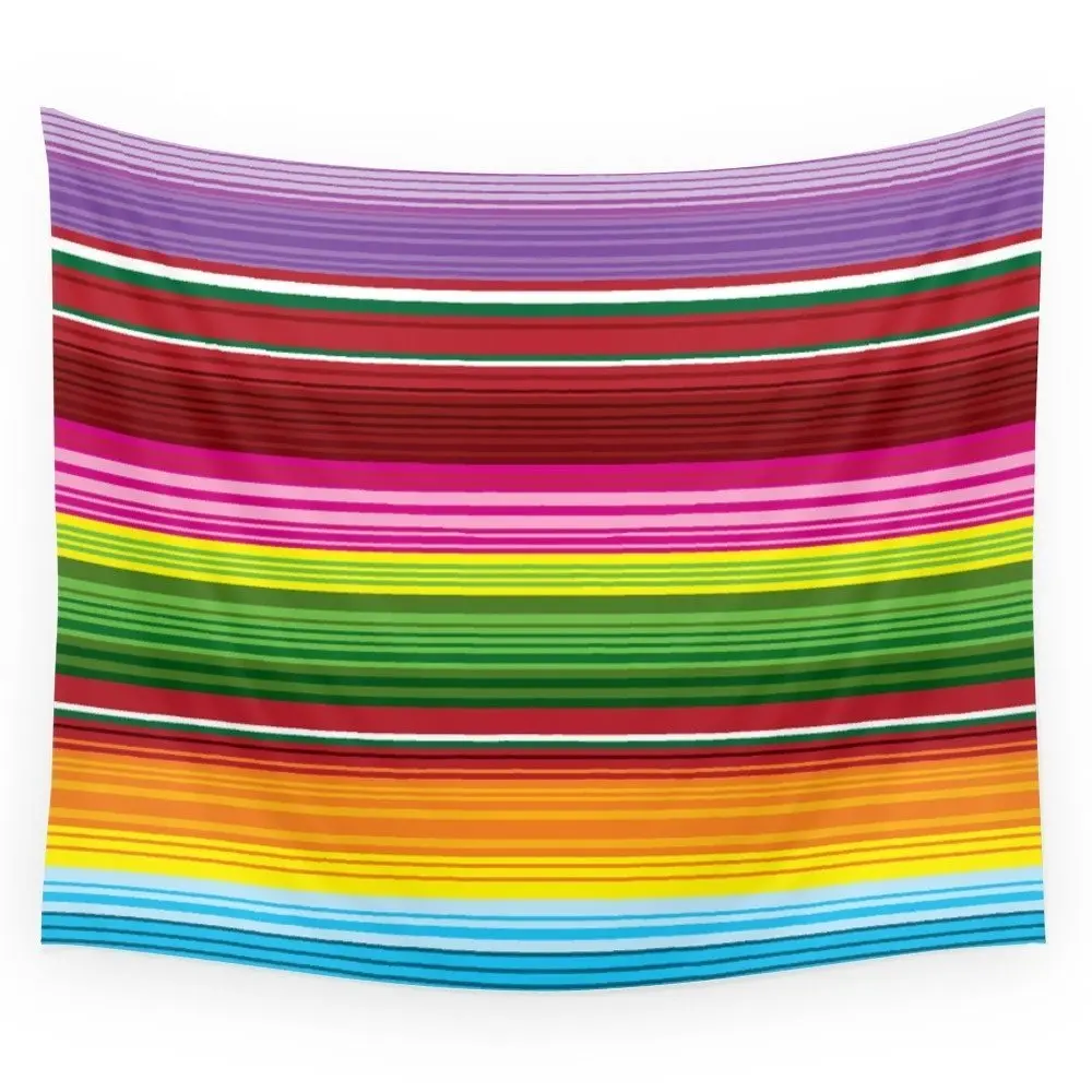 

Mexican Blanket - Rainbow Wall Tapestry Wedding Party Gift Bedspread Beach Towel Yoga Picnic Mat