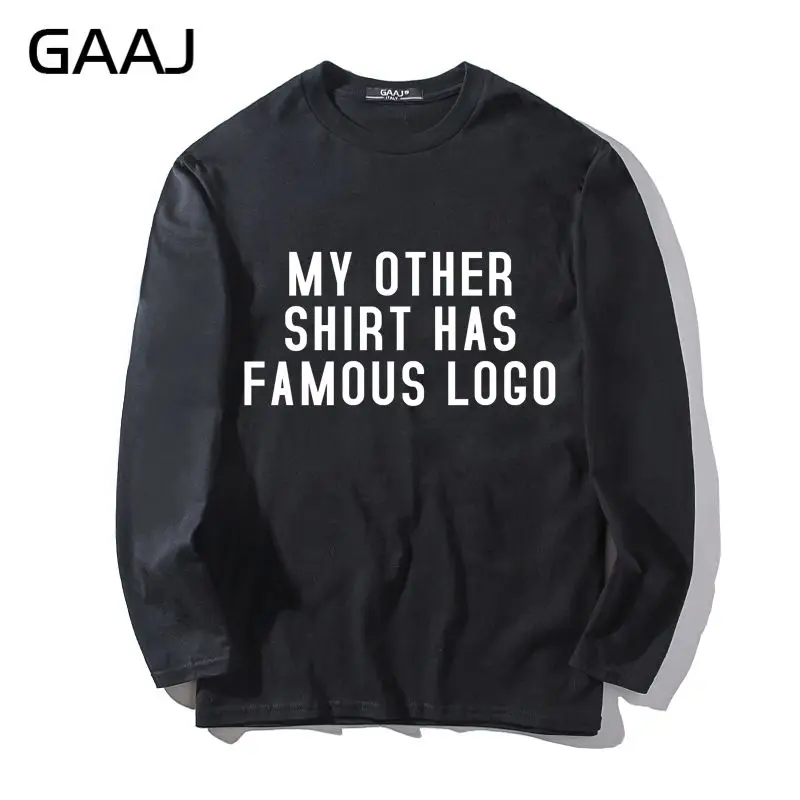 Мужская футболка с надписью My другом Shirt has famous logo облегающая и Женская