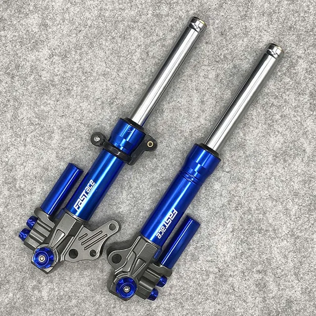 2 Pieces Motorcycle Front Shock Absorbers Suspension Hydraulic Fork For