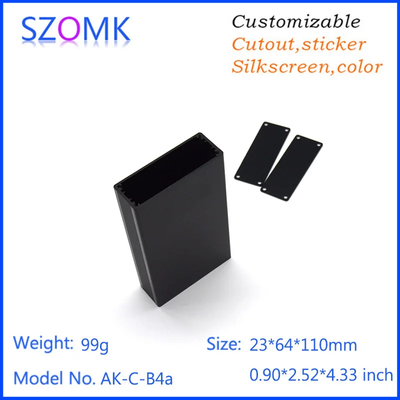 aluminum extrusion case szomk aluminum project box electronics enclosure for pcb aluminum amplifier housing box extruded junction box aluminum diy box pcb control enclosure electrical gps tracker outlet boxes  (6).jpg
