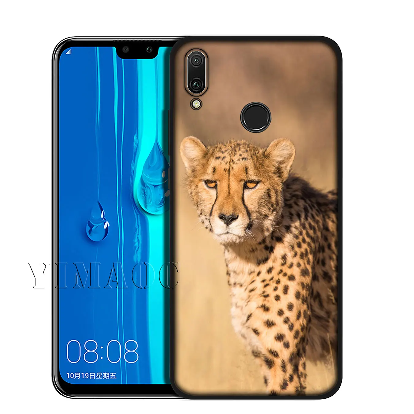 YIMAOC тигр лев леопард черная пантера мягкий чехол для Huawei Y9 Y7 Y6 Prime 2019 Honor 20 8C 8X 8 9 9X 10