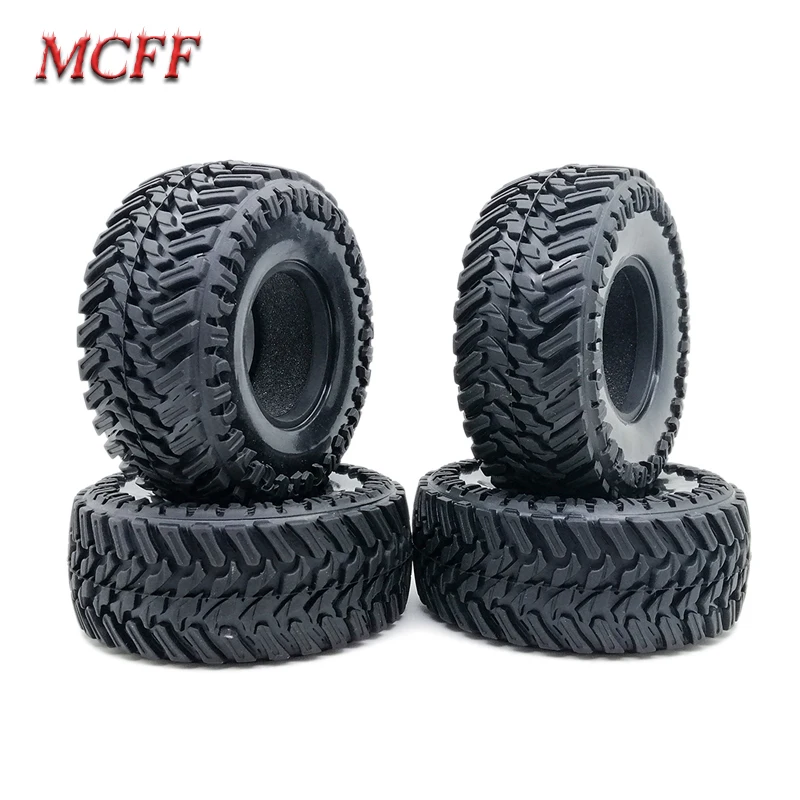 

4PCS/lot 107MM 108mm 1.9" Rubber Rocks Tyres Wheel Tires for 1:10 RC Rock Crawler Traxxas TRX-4 Axial SCX10 90047 D90 D110 TF2
