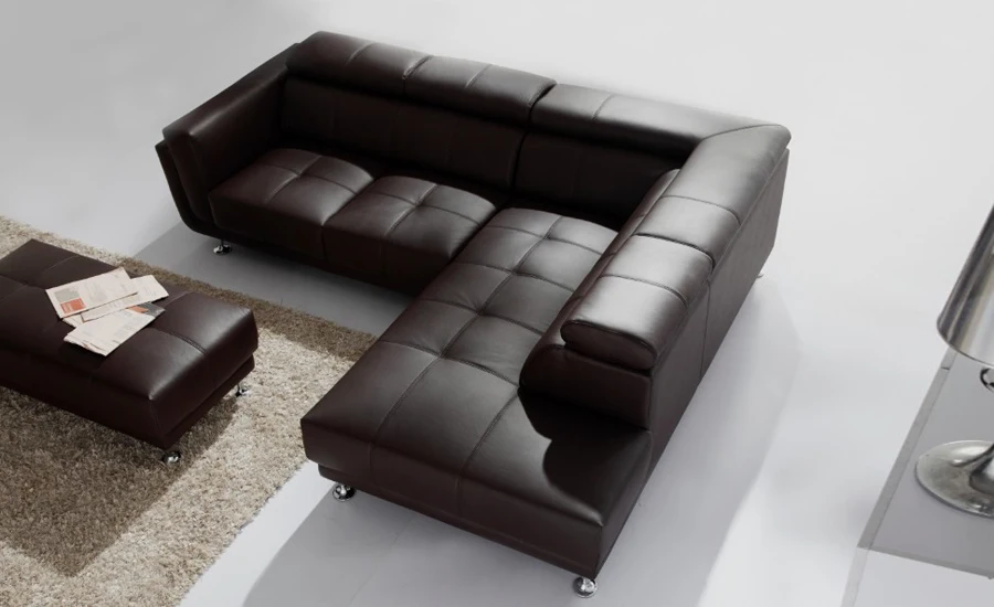Us 1768 0 Free Shipping 2017 Latest Italy Design Genuine Leather L Shaped Corner Sofa With Ottoman Removable Seater 9121 1 In Living Room Sofas