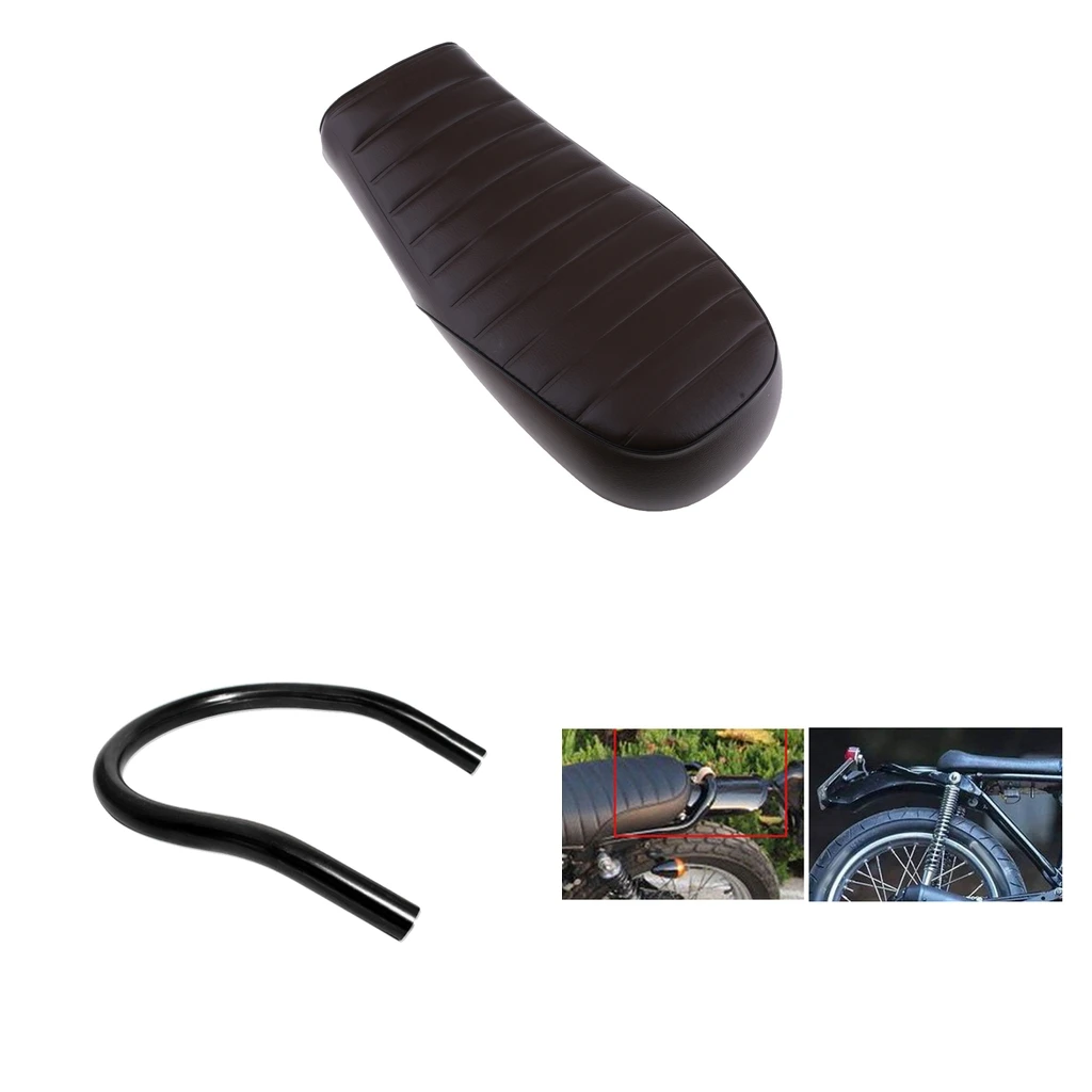 Мотоциклетное сиденье Racer Hump + обруч для SUZUKI GR650 GS TU250 GN125 GN250| |