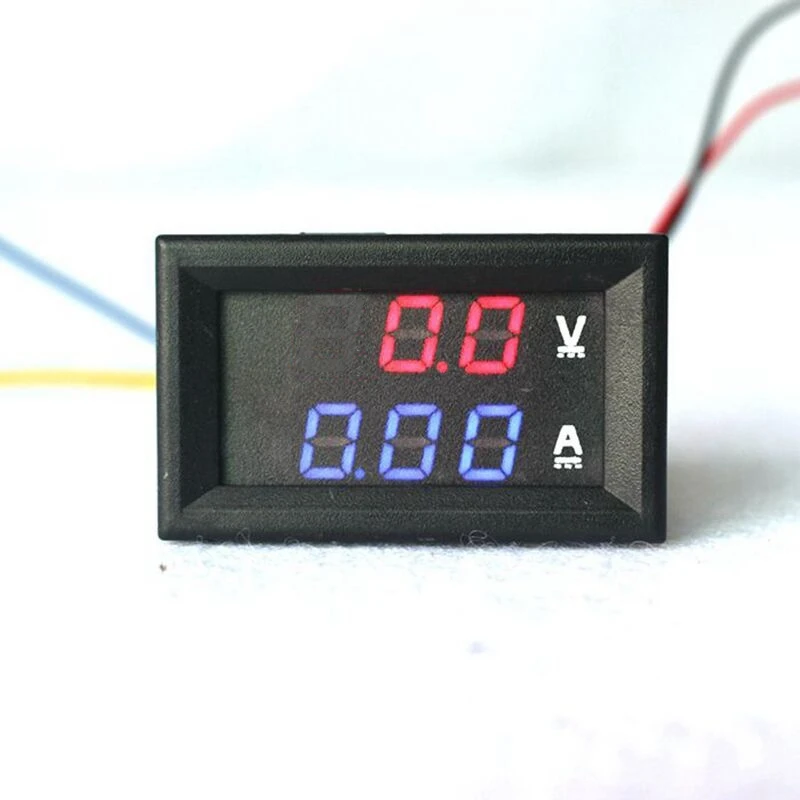 Buy DC 0 100V/50A Digital Ammeter Voltmeter 2 in 1 Digital Voltage Ammeters Red