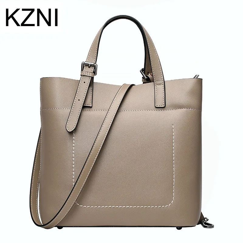 

KZNI Genuine Leather Purse Crossbody Shoulder Women Bag Clutch Female Handbags Sac a Main Femme De Marque L121129