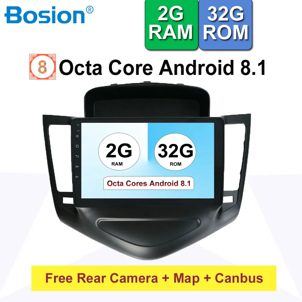 

Octa Cores 32G ROM For Chevrolet Cruze 2009-2014 Radio GPS Navigation Car Multimedia Player Android 8.1 with Wifi Camera