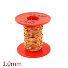 Новое поступление 1,0 мм 100 г/шт. QA-1-155 медная проволока/красная эмалированная медная проволока прямая сварка, скребковая краска