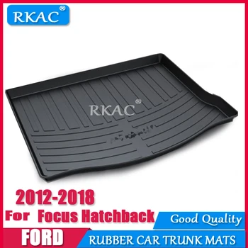 

Car rubber Cargo rear trunk mat For Ford Focus Hatchback 2012-2018 Boot Liner Tray Styling Anti-slip Mat accessories WATERPROOF