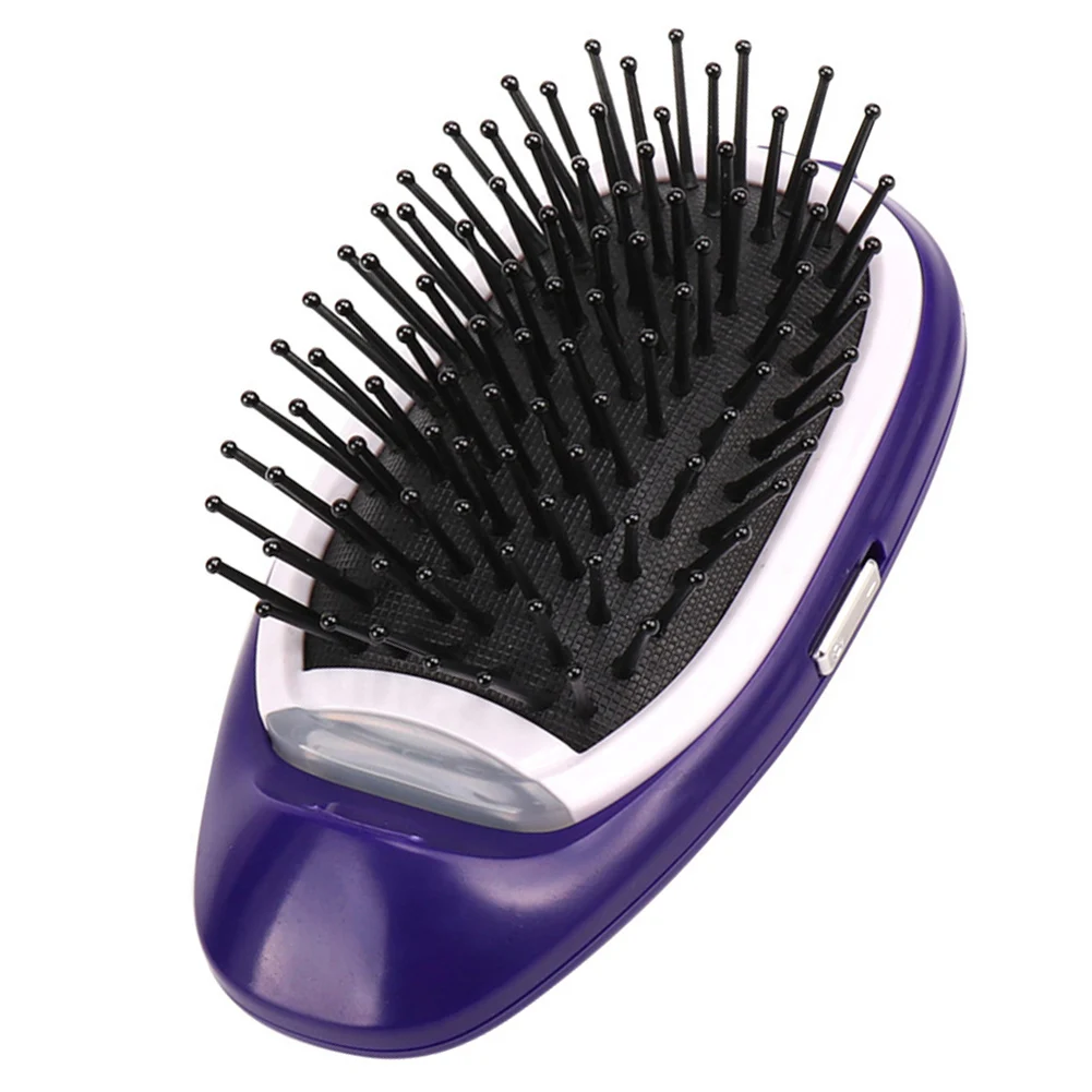 3 Colors Portable Electric Ionic Hair Brush Modeling Style Negative