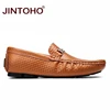 JINTOHO Casual High Quality Genuine Leather Shoes Men's Shoes Shoes