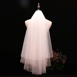 In Stock New 2020 Multi Layers Ivory/White 1.5 m Wedding Dresses Bridal Veils Tulle Bride Veils Free Shipping