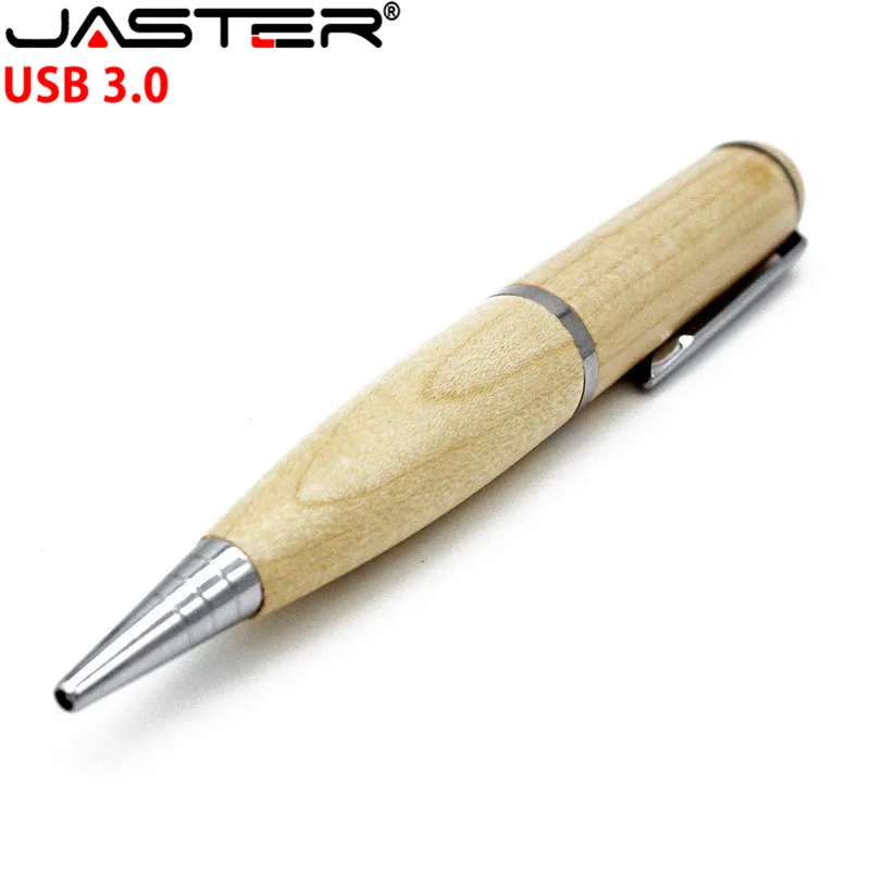 JASTER USB 3,0 деревянная шариковая персональная Подарочная деревянная ручка USB флеш-накопитель 4G 8GB 16GB 32GB модные креативные подарки U диск