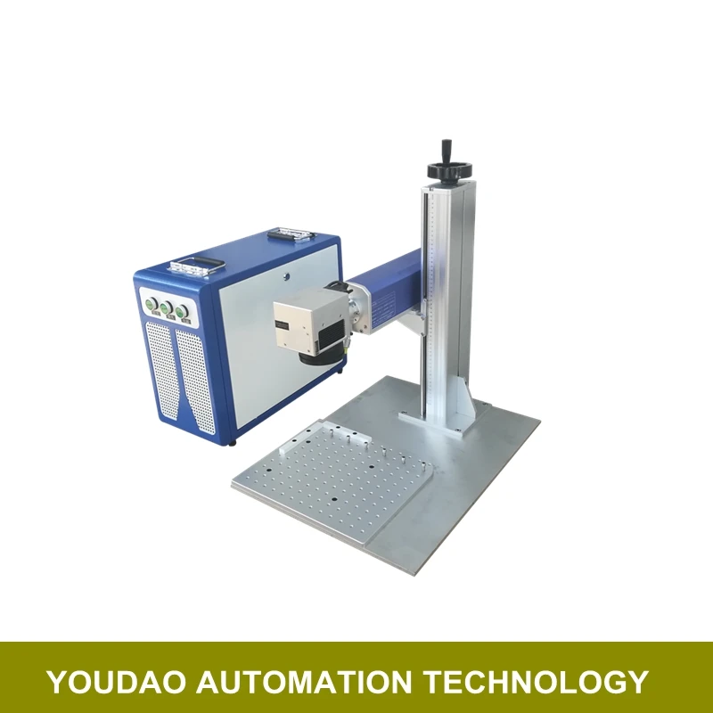

150x150mm 20w 30W fiber laser marking machine with raycus laser source used for stainless steel
