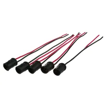 5 шт. T10 W5W мягкая резиновая лампочка разъем держатель лампы Автомобильный авто Стайлинг Совершенно, неиспользованный 4,0