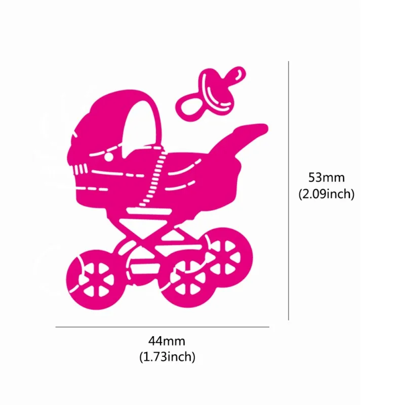 Детская тележка коляска металлические Вырубные штампы трафарет для скрапбукинга "сделай сам" тиснение шаблон альбом карта для изготовления бумажного декора штампы Новинка