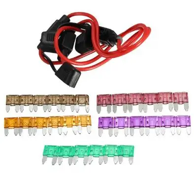 

Lowest Price 3PC 200mm Waterproof Fuse Holders 16 Gauge ATC Fuse Holder In-line AWG Wire 6PCS 11mm Car Blade Fuses