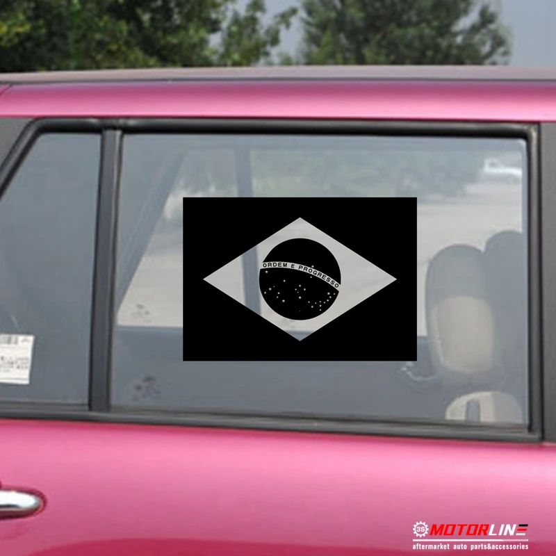

Flag of Brazil Decal Sticker Car Vinyl pick size color die cut no bkgrd
