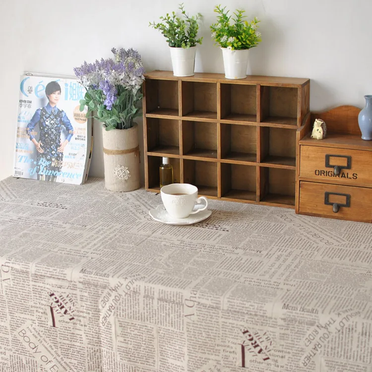 European British style high grade cotton cloth tablecloths coffee table