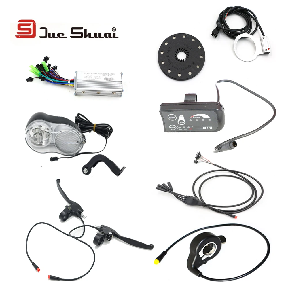Perfect 36V 48V Electric Bike Components Water Proof Connector 500W Controller LED System for Bicycle without Battery Cycling parts 1
