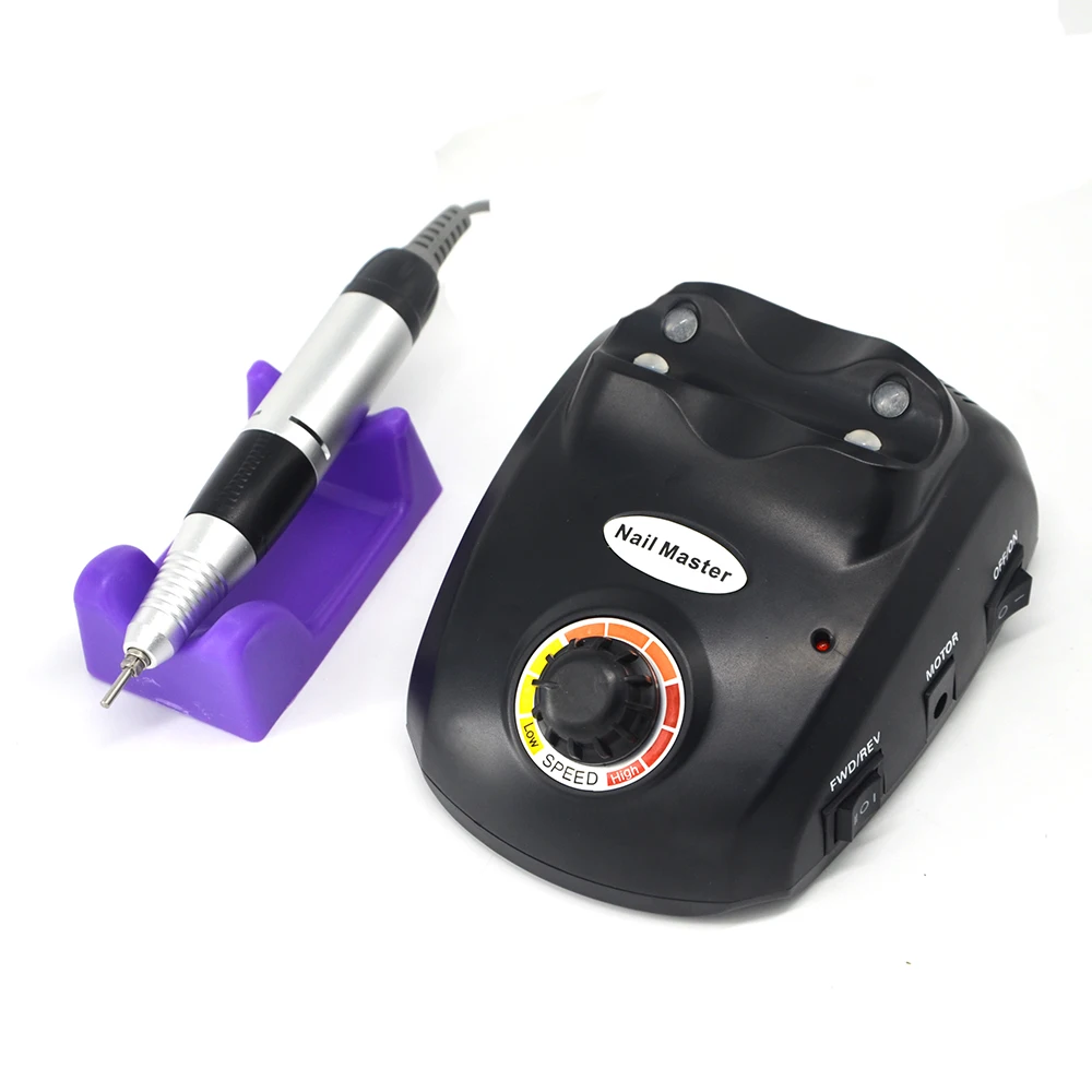 Electric Nail Drill File Machine with Emery Rods Sand Bits Professional Salon Nail Art File