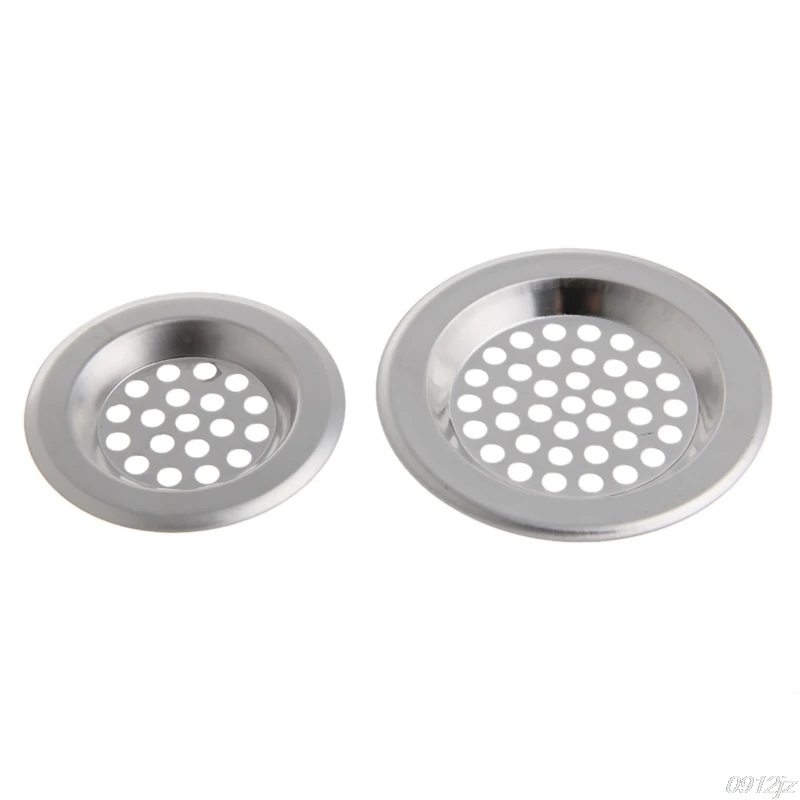 Stainless Steel Mesh Sink Strainer Kitchen Bath Hair Catcher Trap Drain Filter