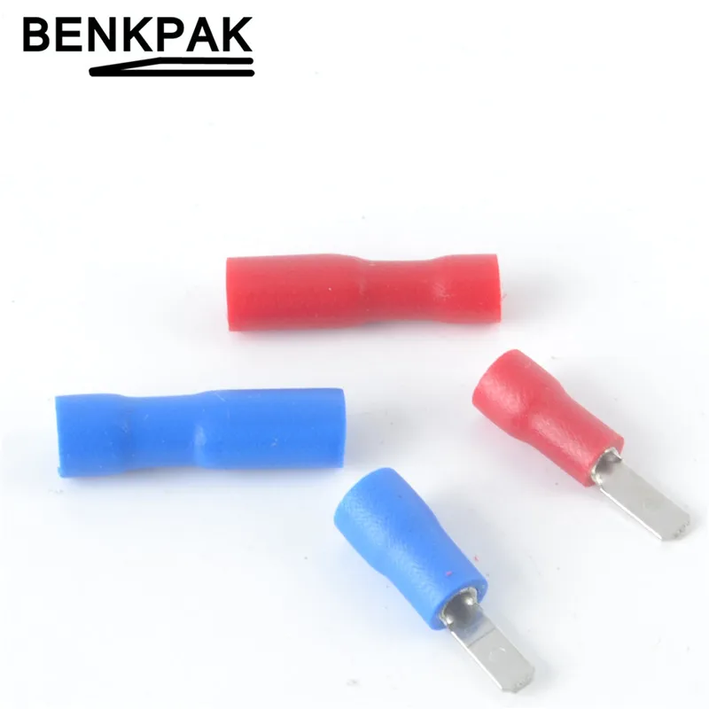 

50pcs 2.8mm Female with Male Spade Insulated Electrical Crimp Terminal Connectors