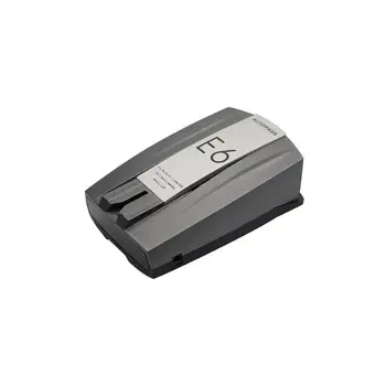 

E6 Radar Detector English Russian Auto 360 Degree Car Speed Voice Alert Alarm Warning 16 Band LED XK NK Ku Ka Laser Display Grey