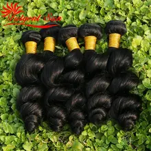 7A grade Unprocessed Brazilian Loose Wave 5 Bundles Brazilian Virgin Hair Loose Wave Cheap brazillian loose wave Human Hair