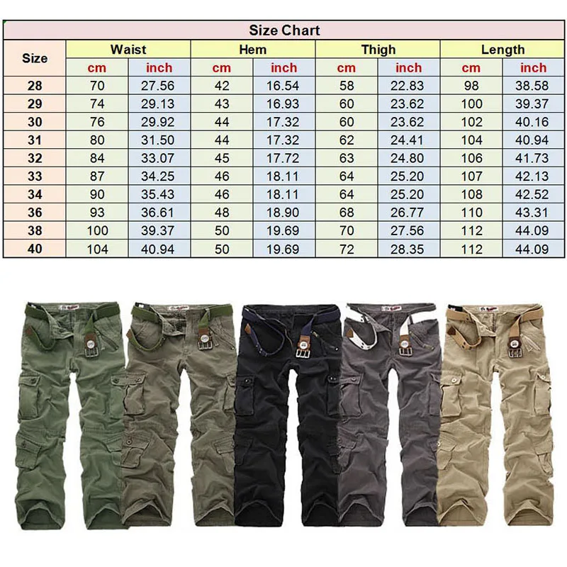 RAY gracia de los hombres al aire libre ejército militar de camuflaje pantalones de senderismo Multi-Bolsillo camuflaje carga pantalones de Trekking deportes
