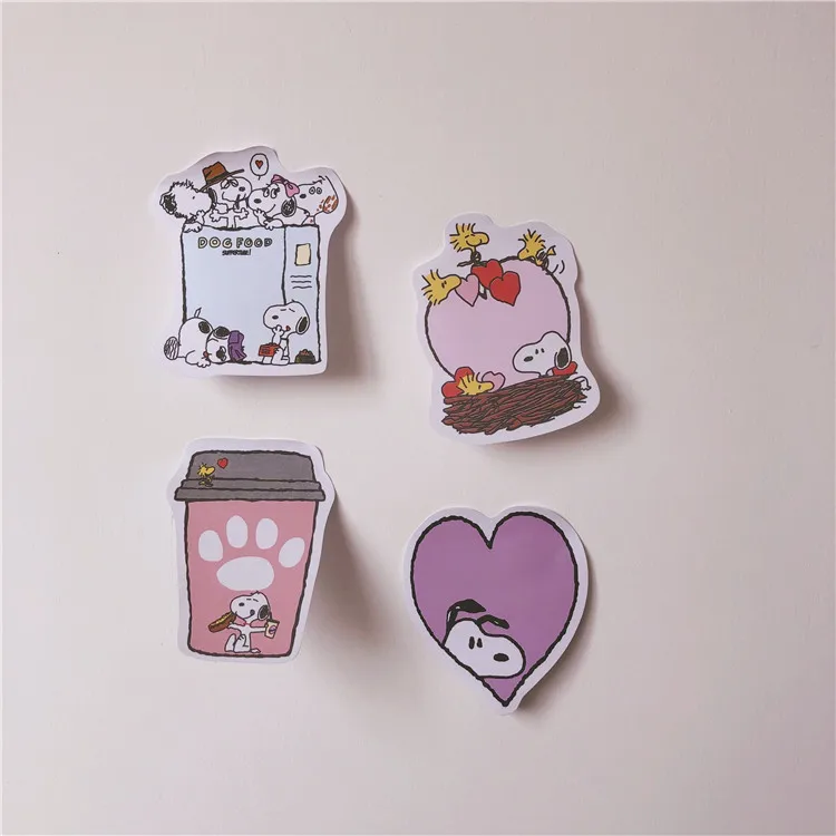 

SIXONE New Peanut Cartoon Characters Sticky Note Lovely Rogue Dog Creative Special-shaped Note Paper Message book stationery