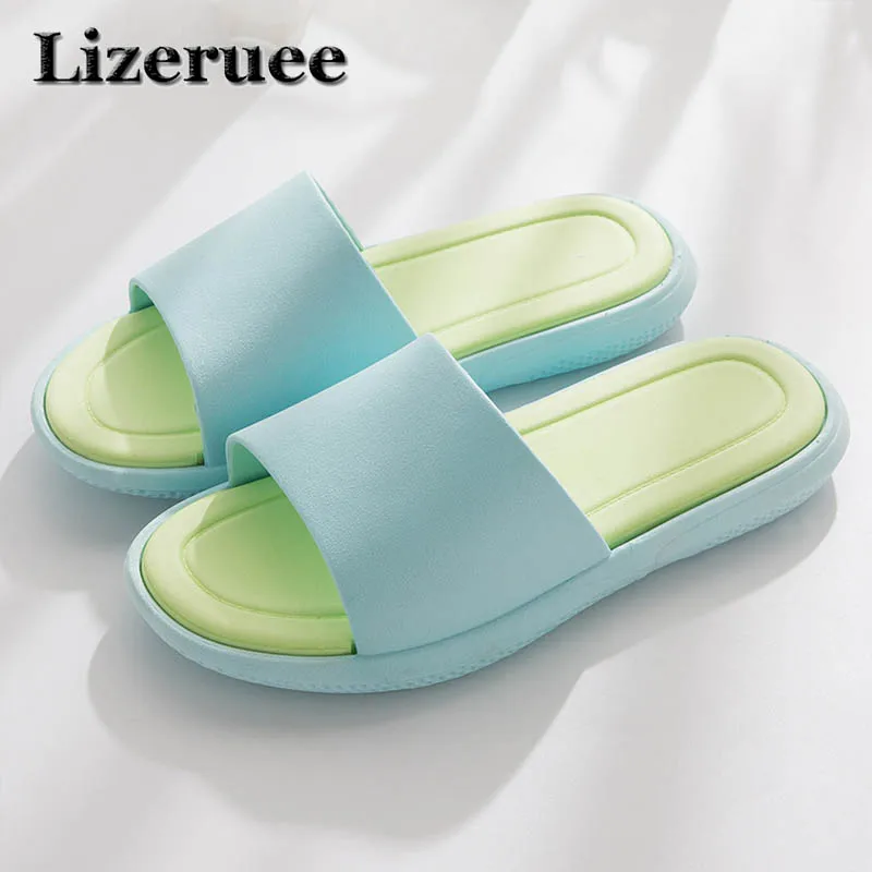 

Wholesale spot new bathroom slippers for women in summer non-slip household soft-soled sandals men home couples home shoes ME468