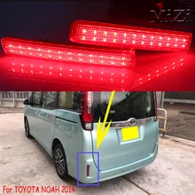 Для TOYOTA NOAH VOXY 80 для Pruis 40 серия 2011- светодиодный задний бампер задние фонари тормозные лампы задние фонари