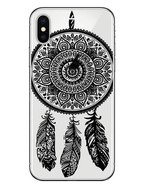 Мягкий силиконовый чехол для iPhone SE 5 5S 6S 6Plus 7 7Plus 8 8Plus роскошный с кружевным цветком
