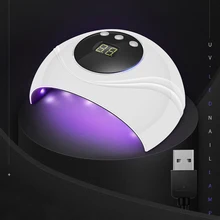 WiRinef, умный датчик, 24 Вт, УФ светодиодный дисплей, лампа, белая Сушилка для ногтей, двойная мощность, лампы для ногтей, для УФ-гелей, инструмент для ногтей