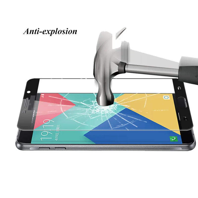 Закаленное стекло с полным покрытием для Samsung Galaxy A5 2016 J5 J3 J7 A3 2017 A7 A8 Plus 2018 Note 4 5