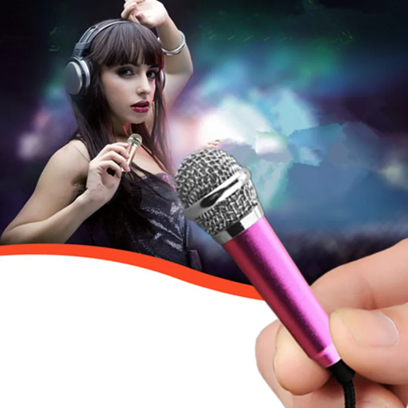Portable Mini Karaoke HD Microphones Singing Music Chat Stereo Condenser Mic For Mobile Phone Laptop PC Smartphone Android IOS Portable Mini Karaoke HD Microphones Singing Music Chat Stereo Condenser Mic For Mobile Phone Laptop PC Smartphone Android IOS