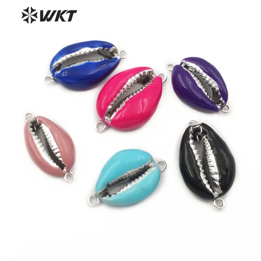 WT-JP128 оптовая цена двойные обручи Cowrie соединитель гальванизированное и
