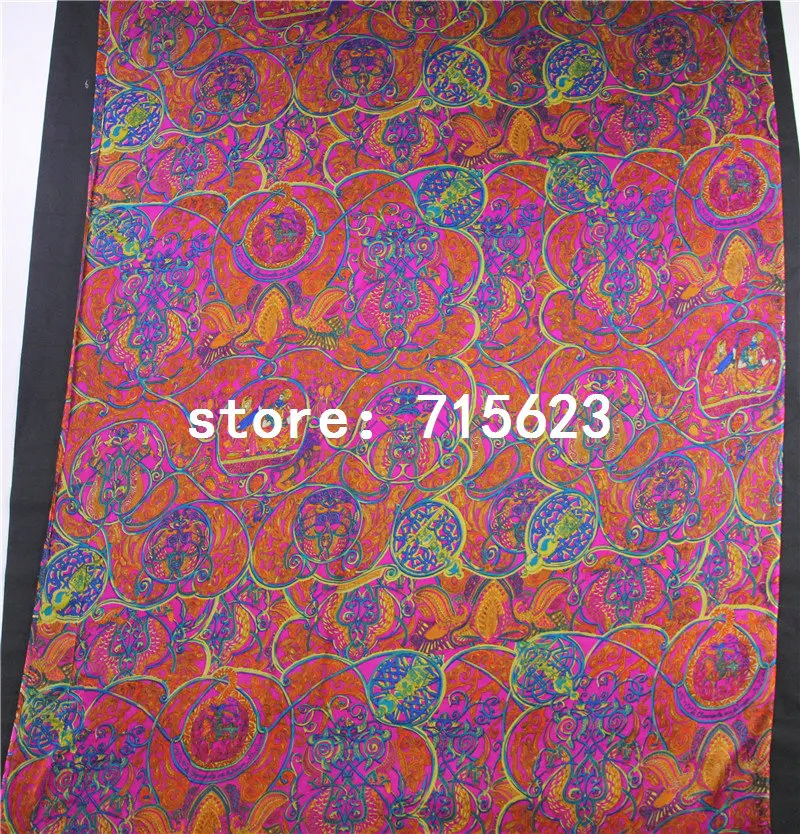 

16070114 silk fabric printed silk chiffon fabric for silk dress