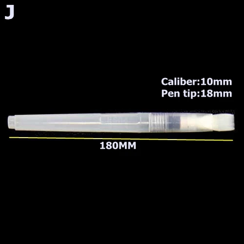 Водяная кисть, чернильная ручка для акварельных кистей, ручка для каллиграфии, рисования, иллюстрации, канцелярские товары, многоразовые чертежные товары для рукоделия - Цвет: J