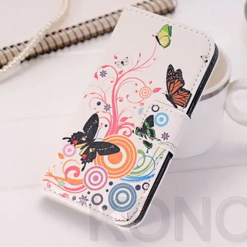 Модный кожаный чехол-книжка бумажник чехол для HUAWEI Honor 5A Y5 Y3 II P8 P9 P10 Lite G8 GX8 5X GR5 4C чехол-накладка с цветочным рисунком протектора - Цвет: White Butterfly