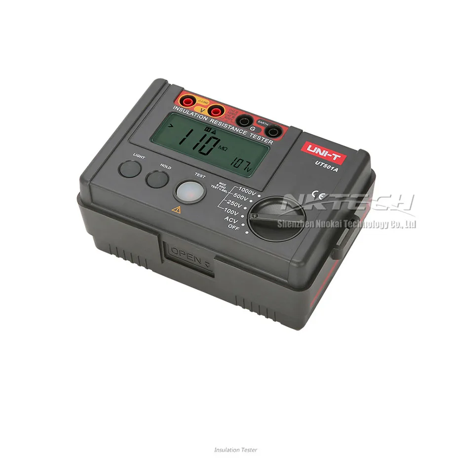 UNI T UT501A 1000 В Мегаомметр тестер сопротивления заземления изоляции 5gohm Megohmmeter