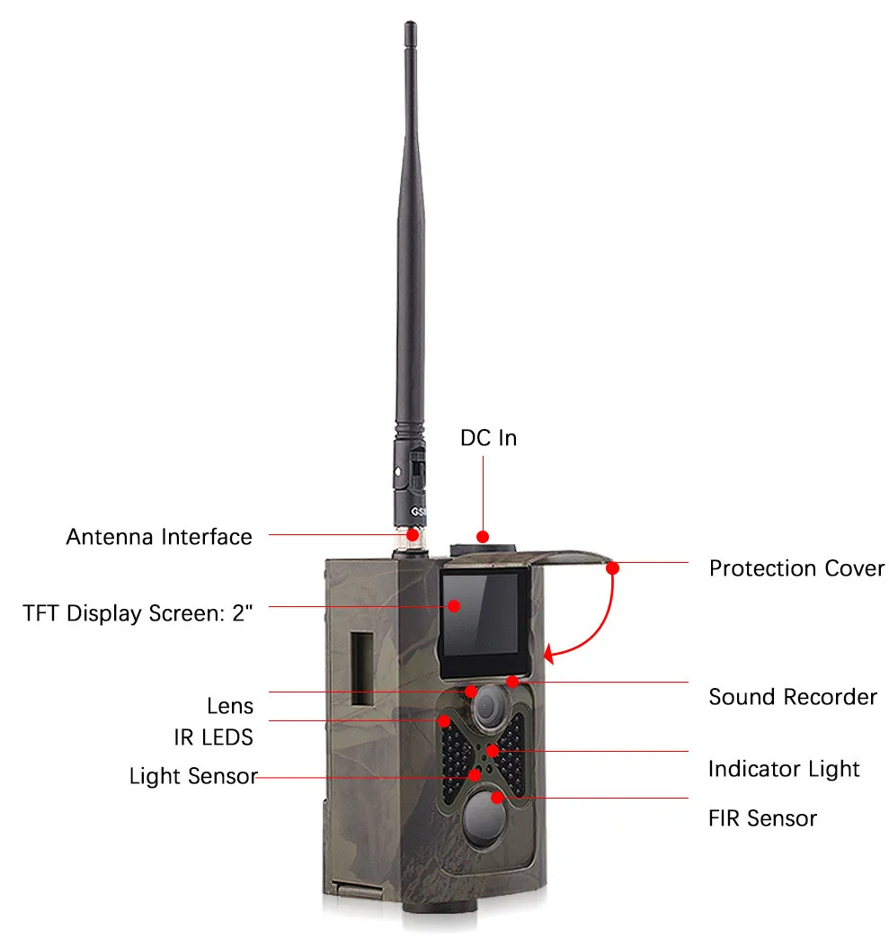 HC 550M фото ловушка камера MMS 940nm Wild HuntinTrail камера MMS GPRS фото ловушки 120 градусов широкий угол обзора камера ловушка Trail