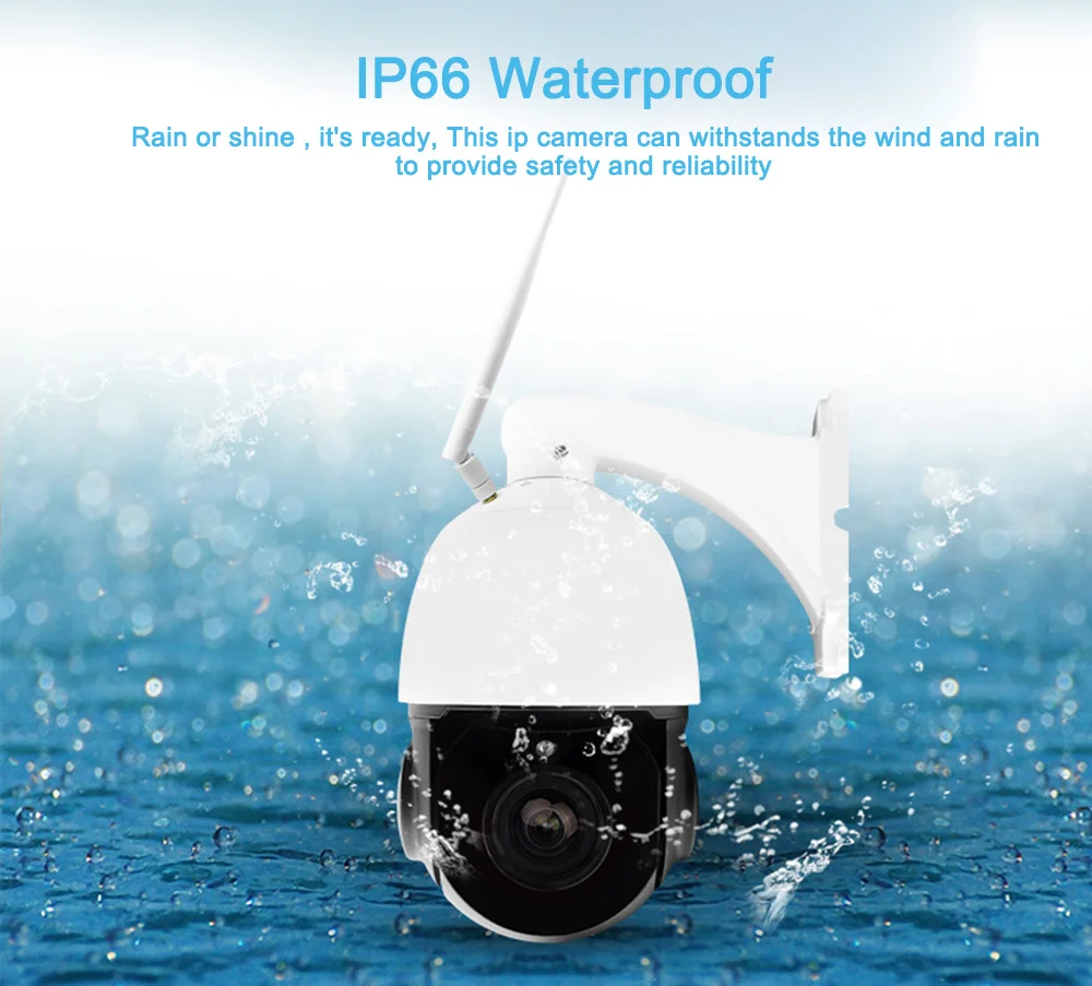 2MP 1080 P Wi Fi камера видеонаблюдения беспроводная IP PTZ Камера Скорость купольная P2P