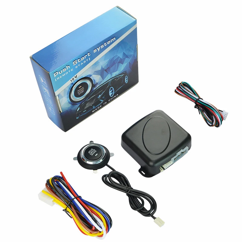 

Car remote control remote start preheating modification one button start system van car universal type car alarm central locking
