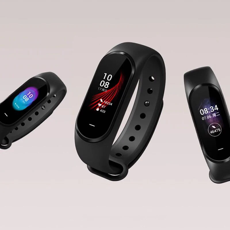 Английская версия Xiaomi Hey Plus Smartband 0,95 дюймов AMOLED цветной экран встроенный многофункциональный NFC монитор сердечного ритма умные часы
