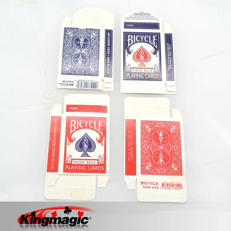 Free shipping 10 pcs/lot Bicycle Card Box ( Red & Blue Available) Card