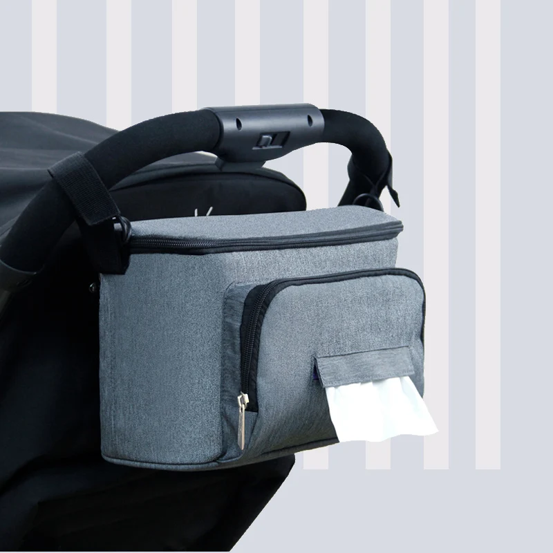 Сумка для детской коляски водонепроницаемая сумка для подгузников большая емкость дорожная сумка для мамы многофункциональная подвесная коляска подгузник с карманом
