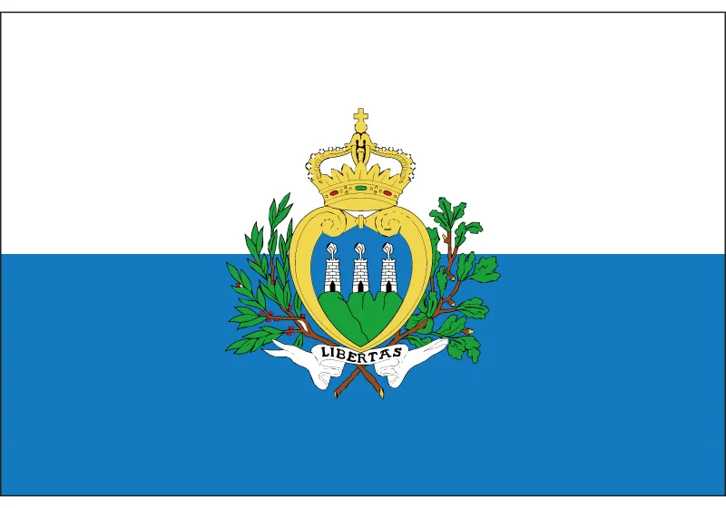 Рисунок 2 - Флаг Сан-Марино 90*150 см/60*90